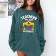 Teachers Are Just Superheroes In Disguise School Women Men Comfort Colors Sweatshirt Blue Spruce Teachers Are Just Superheroes In Disguise School Women Men Comfort Colors Sweatshirt Blue Spruce