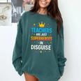 Teachers Are JUST Superheroes Fun School Comfort Colors Sweatshirt Blue Spruce Teachers Are JUST Superheroes Fun School Comfort Colors Sweatshirt Blue Spruce