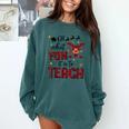Teachers Oh What Fun It Is To Teach Cute Red Plaid Reindeer Comfort Colors Sweatshirt Blue Spruce Teachers Oh What Fun It Is To Teach Cute Red Plaid Reindeer Comfort Colors Sweatshirt Blue Spruce