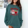 Teaching Is My Jam Cute Strawberry For Women Teachers Comfort Colors Sweatshirt Blue Spruce Teaching Is My Jam Cute Strawberry For Women Teachers Comfort Colors Sweatshirt Blue Spruce