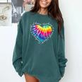 Teaching Is a Work Of Heart Tie Dye Hippie For Teacher For Men Women Girls Kids Comfort Colors Sweatshirt Blue Spruce Teaching Is a Work Of Heart Tie Dye Hippie For Teacher For Men Women Girls Kids Comfort Colors Sweatshirt Blue Spruce