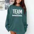 Team Homeschool Homeschooler Homeschooling Teacher Mom Kids Comfort Colors Sweatshirt Blue Spruce Team Homeschool Homeschooler Homeschooling Teacher Mom Kids Comfort Colors Sweatshirt Blue Spruce