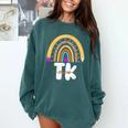 Team TK Transitional Kindergaten TK Crew Squad Teacher Kids Comfort Colors Sweatshirt Blue Spruce Team TK Transitional Kindergaten TK Crew Squad Teacher Kids Comfort Colors Sweatshirt Blue Spruce