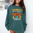 Thankful For My Little Turkeys Teacher Thanksgiving Teachers Comfort Colors Sweatshirt Blue Spruce Thankful For My Little Turkeys Teacher Thanksgiving Teachers Comfort Colors Sweatshirt Blue Spruce