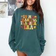 In My Thankful Teacher Era Autumn Thanksgiving Fall Season Comfort Colors Sweatshirt Blue Spruce In My Thankful Teacher Era Autumn Thanksgiving Fall Season Comfort Colors Sweatshirt Blue Spruce
