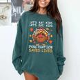 Thanksgiving Teacher Turkey Lets Eat Kids Punctuation Comfort Colors Sweatshirt Blue Spruce Thanksgiving Teacher Turkey Lets Eat Kids Punctuation Comfort Colors Sweatshirt Blue Spruce