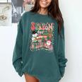 Tis The Season For Inclusion Christmas Sped Teacher Comfort Colors Sweatshirt Blue Spruce