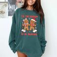 Tis The Season Reading Christmas Shirt Book Lovers Teacher Comfort Colors Sweatshirt Blue Spruce