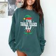 The Toddler Teacher Elf Christmas Matching Family Comfort Colors Sweatshirt Blue Spruce The Toddler Teacher Elf Christmas Matching Family Comfort Colors Sweatshirt Blue Spruce