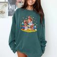 Turkey Reading Books Fall Season Thanksgiving Teacher Book Comfort Colors Sweatshirt Blue Spruce Turkey Reading Books Fall Season Thanksgiving Teacher Book Comfort Colors Sweatshirt Blue Spruce