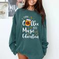 I Turn Coffee Into Music Education Music Teacher Comfort Colors Sweatshirt Blue Spruce I Turn Coffee Into Music Education Music Teacher Comfort Colors Sweatshirt Blue Spruce