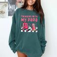 Twinning With My Para Teacher Matching Paraprofessional 70s For Men Women Comfort Colors Sweatshirt Blue Spruce Twinning With My Para Teacher Matching Paraprofessional 70s For Men Women Comfort Colors Sweatshirt Blue Spruce