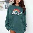 Unity Day Orange Teacher Kindness Antibulliyng Be Kind Comfort Colors Sweatshirt Blue Spruce