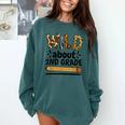 Wild About 2Nd Grade School Grade Teacher Comfort Colors Sweatshirt Blue Spruce Wild About 2Nd Grade School Grade Teacher Comfort Colors Sweatshirt Blue Spruce