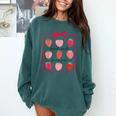 Women Second Grade Is My Jam Strawberry First Kids Teacher Comfort Colors Sweatshirt Blue Spruce Women Second Grade Is My Jam Strawberry First Kids Teacher Comfort Colors Sweatshirt Blue Spruce