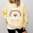 100th Day Of 2nd Grade 100 Days Of School Teacher Comfort Colors Sweatshirt Butter