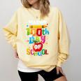 100th Day Of School Teachers Kids Child Happy 100 Days Comfort Colors Sweatshirt Butter 100th Day Of School Teachers Kids Child Happy 100 Days Comfort Colors Sweatshirt Butter