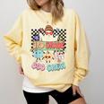 3rd Grade Boo Crew Third Grade Halloween Costume Teacher Kid Comfort Colors Sweatshirt Butter