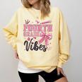 4th Fourth Grade Vibes Back To School Coquette Teacher Girl Comfort Colors Sweatshirt Butter 4th Fourth Grade Vibes Back To School Coquette Teacher Girl Comfort Colors Sweatshirt Butter