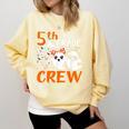 5th Grade Boo Crew Teachers Students Ghost Halloween Comfort Colors Sweatshirt Butter