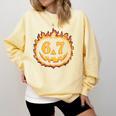 6 7 Meme Halloween Pumpkin Costume For Student Teacher Comfort Colors Sweatshirt Butter