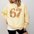 67 6 7 Fall Leaves For Teachers 67 Teacher Comfort Colors Sweatshirt Butter