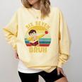 67 Meme Six Seven Bruh Retro Dabbing Teacher School Comfort Colors Sweatshirt Butter