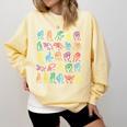 ABC Sign Language Chart Teacher Hand Letter Alphabet ASL Comfort Colors Sweatshirt Butter ABC Sign Language Chart Teacher Hand Letter Alphabet ASL Comfort Colors Sweatshirt Butter