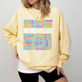 Anthropology Words Anthropologist Teacher Comfort Colors Sweatshirt Butter