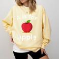 A Is For Apple Toddler Kindergarten Preschool Teacher Comfort Colors Sweatshirt Butter A Is For Apple Toddler Kindergarten Preschool Teacher Comfort Colors Sweatshirt Butter