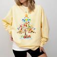 Art Christmas Tree Merry Christmas Artist Art Teacher Comfort Colors Sweatshirt Butter Art Christmas Tree Merry Christmas Artist Art Teacher Comfort Colors Sweatshirt Butter