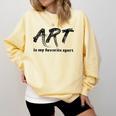 Art Teacher Comfort Colors Sweatshirt Butter