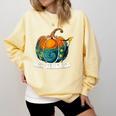 Art Teacher Pumpkin Halloween Night Men Women Comfort Colors Sweatshirt Butter Art Teacher Pumpkin Halloween Night Men Women Comfort Colors Sweatshirt Butter