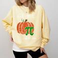 I Ate Some Pumpkin Pi Pie Math Teacher Halloween For Men Women Kids Comfort Colors Sweatshirt Butter