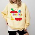 Attendance Matters Teacher Apple For Back To School Comfort Colors Sweatshirt Butter Attendance Matters Teacher Apple For Back To School Comfort Colors Sweatshirt Butter