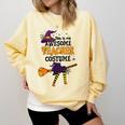 This Is My Awesome Teacher Costume Halloween Witch Comfort Colors Sweatshirt Butter This Is My Awesome Teacher Costume Halloween Witch Comfort Colors Sweatshirt Butter
