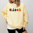 Back To School Cute Hungry Lover Fruits Teacher Comfort Colors Sweatshirt Butter Back To School Cute Hungry Lover Fruits Teacher Comfort Colors Sweatshirt Butter