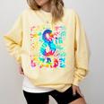 Back To School Eighth 8th Grade Tie Dye Typography Teacher Comfort Colors Sweatshirt Butter