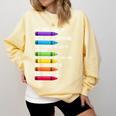 Back To School Teacher We Are Like A Box Of Crayons Comfort Colors Sweatshirt Butter Back To School Teacher We Are Like A Box Of Crayons Comfort Colors Sweatshirt Butter