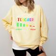 Battery Life Of A School Teacher Monday To Friday For Men Women Comfort Colors Sweatshirt Butter Battery Life Of A School Teacher Monday To Friday For Men Women Comfort Colors Sweatshirt Butter