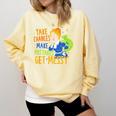 Beauty Teacher Take Chances Make Mistakes Get Messy Comfort Colors Sweatshirt Butter