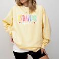Behavior Squad Therapy Therapists Teachers Behavior Team Comfort Colors Sweatshirt Butter Behavior Squad Therapy Therapists Teachers Behavior Team Comfort Colors Sweatshirt Butter