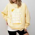 Bilingual Teacher Maestra Spanish Teacher Comfort Colors Sweatshirt Butter