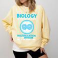 Biology Facts Science Teacher Student Biologist Comfort Colors Sweatshirt Butter