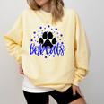 Blue Bobcats School Spirit Coquette Bow Mascot Teacher Comfort Colors Sweatshirt Butter Blue Bobcats School Spirit Coquette Bow Mascot Teacher Comfort Colors Sweatshirt Butter