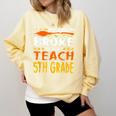 My Broom Broke So Now I Teach 5th Grade Halloween Teacher Comfort Colors Sweatshirt Butter My Broom Broke So Now I Teach 5th Grade Halloween Teacher Comfort Colors Sweatshirt Butter