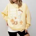 Bruh The Math Ain't Mathin' Show Your Work Halloween Teacher Comfort Colors Sweatshirt Butter