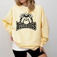 Bulldogs Teacher Student School Sports Fan Team Spirit Comfort Colors Sweatshirt Butter