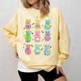 Bunny Reading Books Easter Day Librarian Teacher Book Comfort Colors Sweatshirt Butter Bunny Reading Books Easter Day Librarian Teacher Book Comfort Colors Sweatshirt Butter