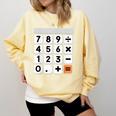 Calculator Easy Halloween Costume For Math Teacher Comfort Colors Sweatshirt Butter Calculator Easy Halloween Costume For Math Teacher Comfort Colors Sweatshirt Butter